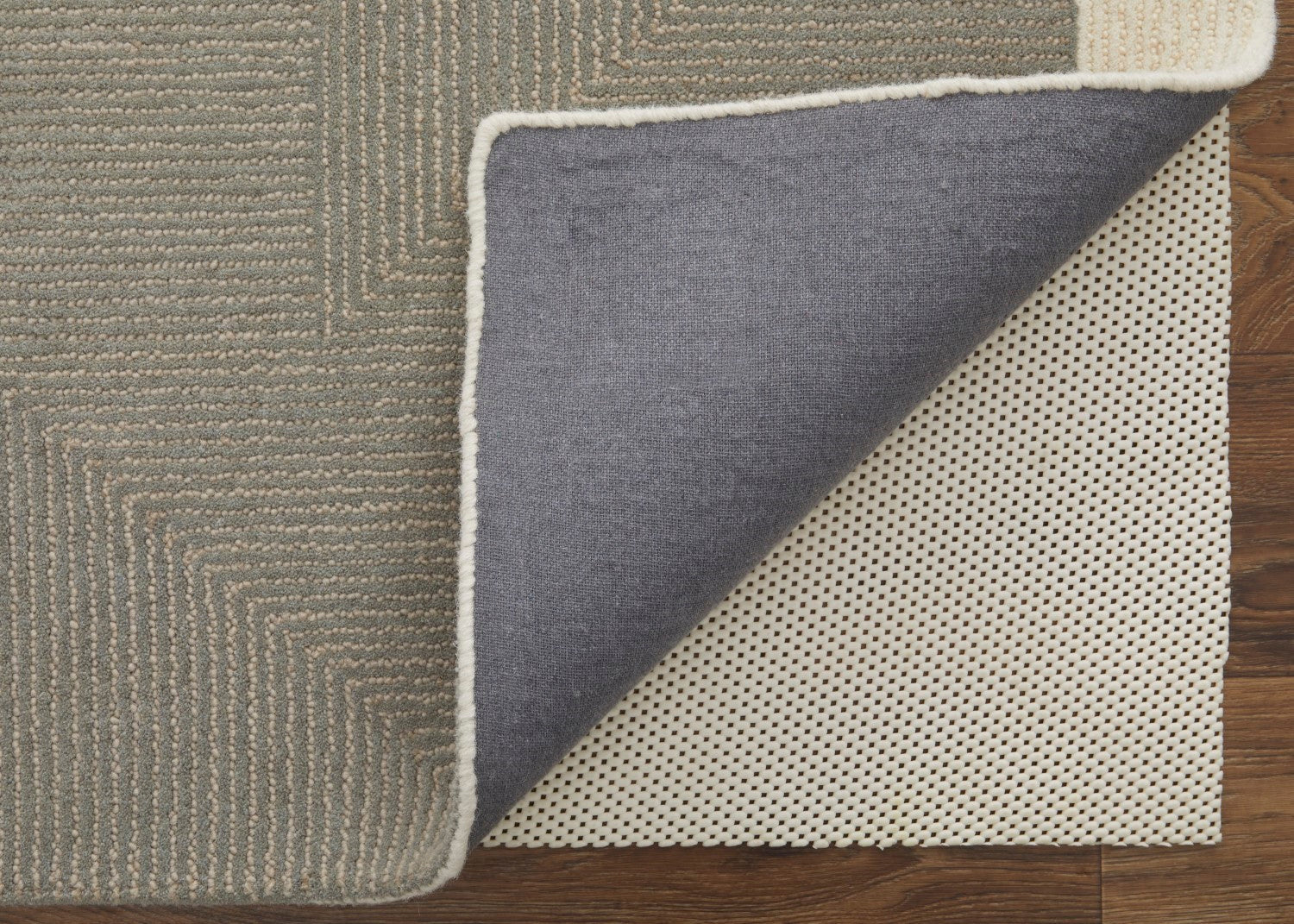 Ardon Architectural Hand Tufted Gray / Black Rug