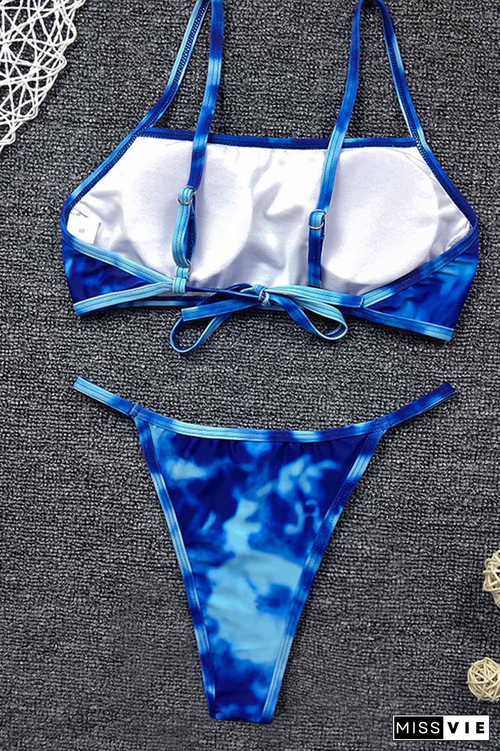 Tie-dye Print Bikini Set (2 Colors )