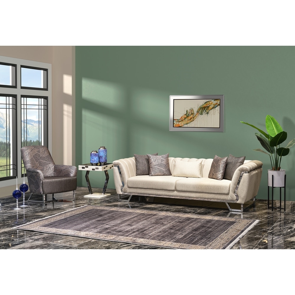 Rome One Sofa One Chair Living Room Set