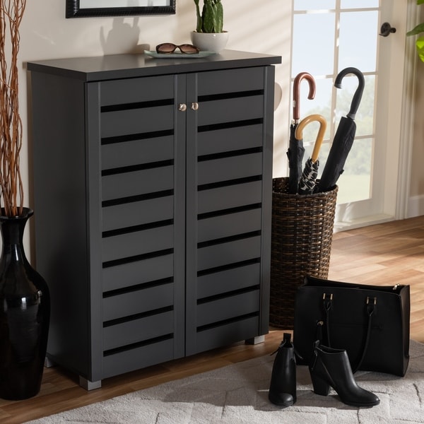 Contemporary Shoe Storage Cabinet - - 26396247