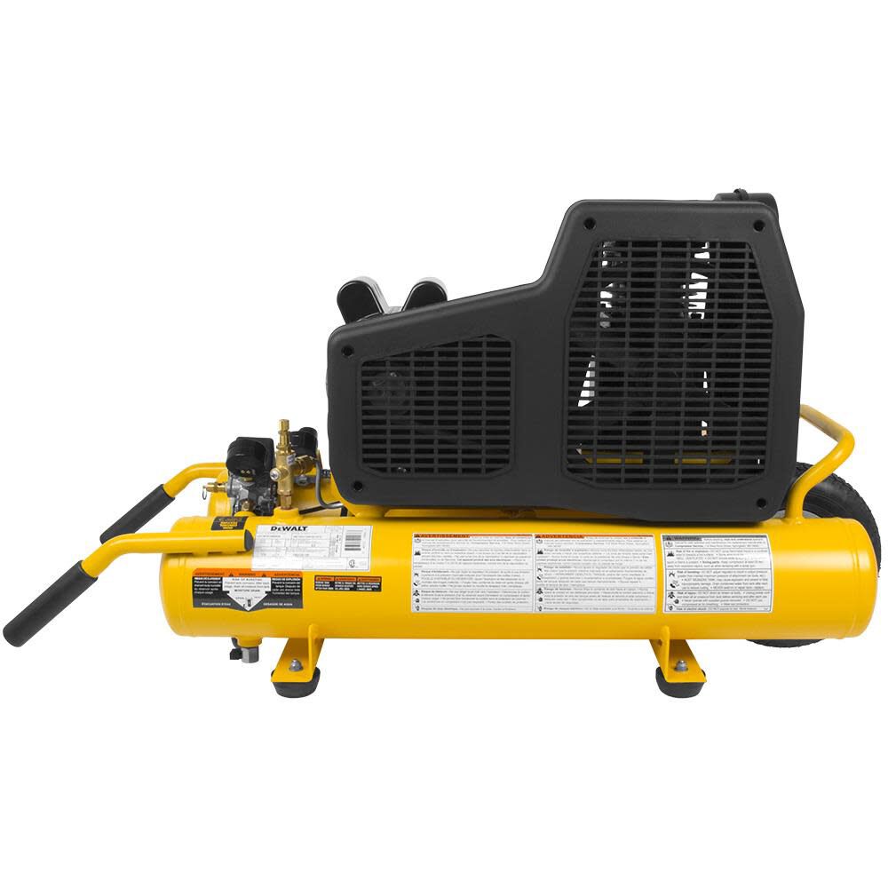 DEWALT 8-Gallon Portable 155-PSI Electric Twin Tank Wheelbarrow Air Compressor DXCMTA1980854 from DEWALT