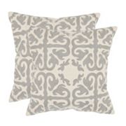 Moroccan 2-piece 18'' x 18'' Throw Pillow Set