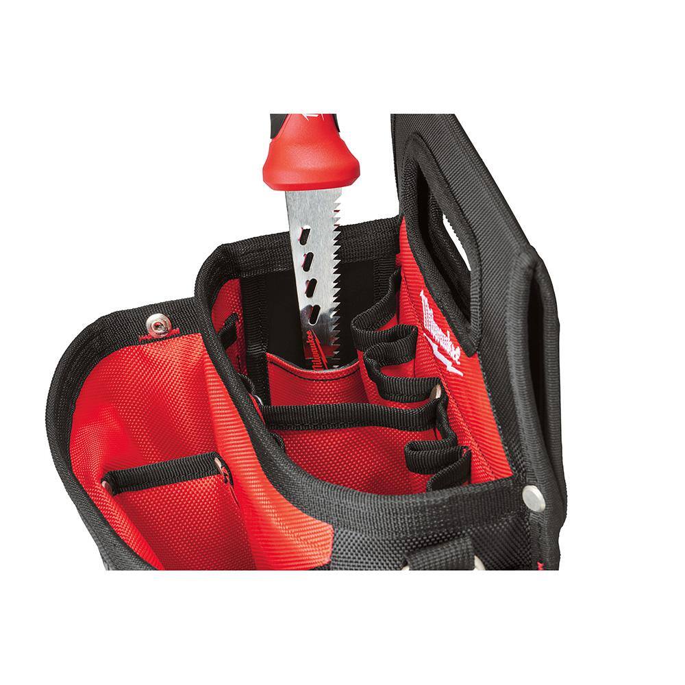 MW 15-Pocket Electricians Tool Holder with Quick Adjust Belt and 6-in-1 Wire Stripper Pliers 48-22-8112-48-22-3079