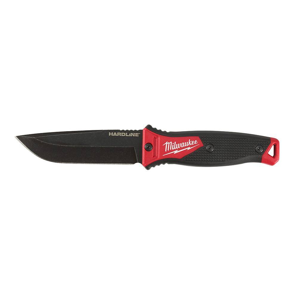 MW 5 in. Hardline AUS-8 Steel Fixed Blade Knife 48-22-1928