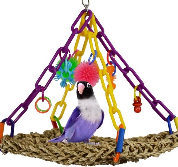 Super Bird Creations Flying Trapeze Bird Toy， Small