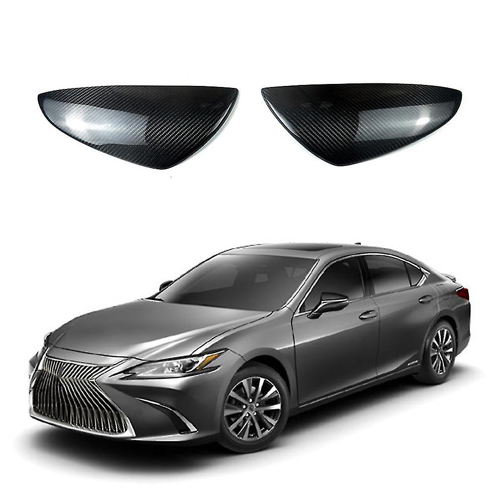 Real Carbon Fiber Car Side Rearview Mirror Cover For Es200 Es300 Es300h 300h Is//lc/ux/rc 2019-2022