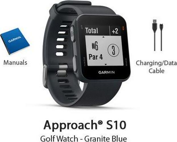 Garmin Approach S10 Golf Watch， Granite Blue