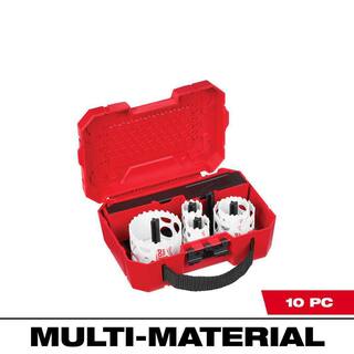 MW Hole Dozer General Purpose Bi-Metal Hole Saw Set (10-Piece) 49-22-4039