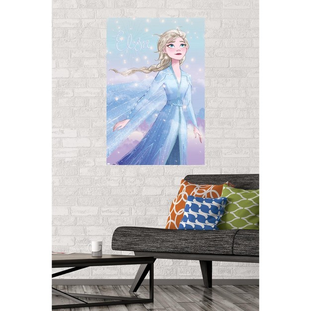 Trends International Disney Frozen Elsa Glance Unframed Wall Poster Prints