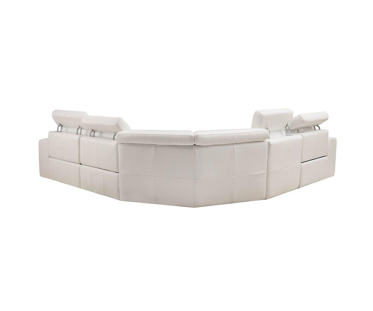 Angelo Leather Power Reclining Sectional