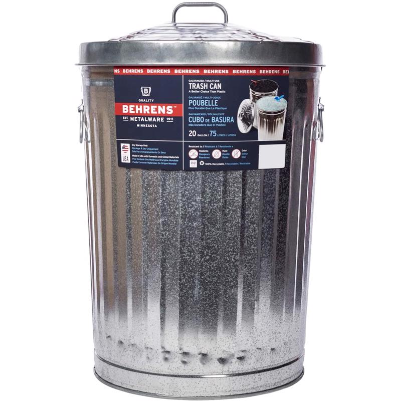 TRASH CAN GALV 20GAL