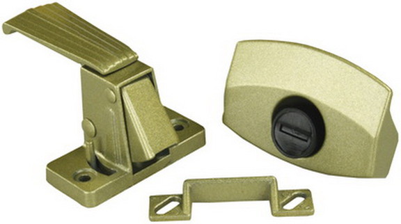 JR Products 20515 Gold Finish Privacy Latch for RV...