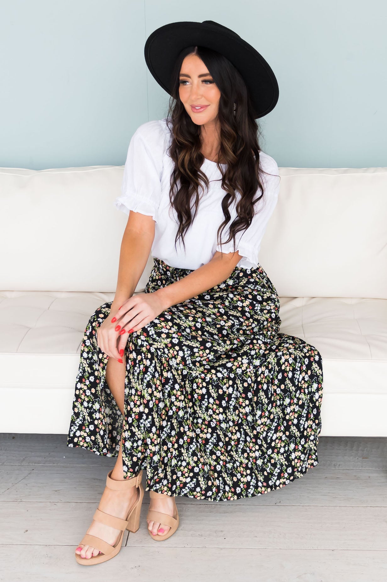 Summer Nights Modest Maxi Skirt