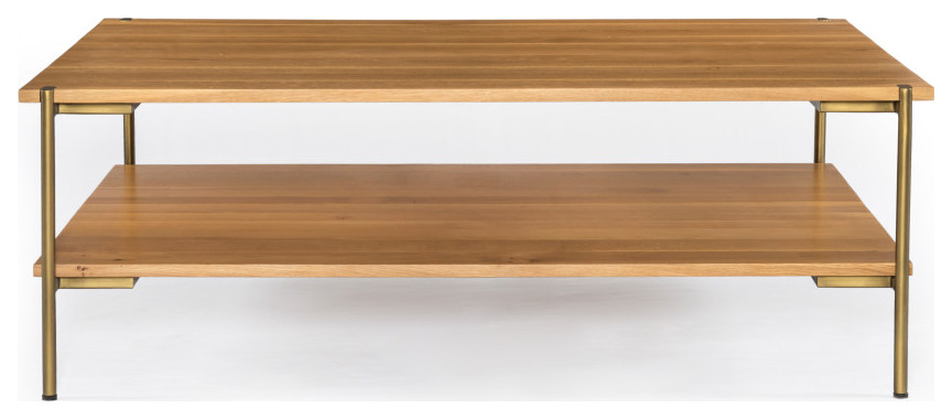 Carlisle Coffee Table  Natural Oak   Contemporary   Coffee Tables   by Four Hands  Houzz