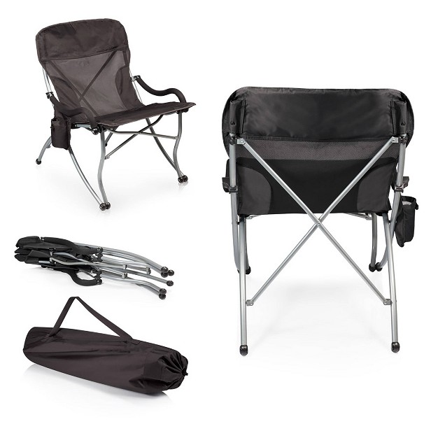 Picnic Time Pt xl Camp Chair With Carrying Case Black