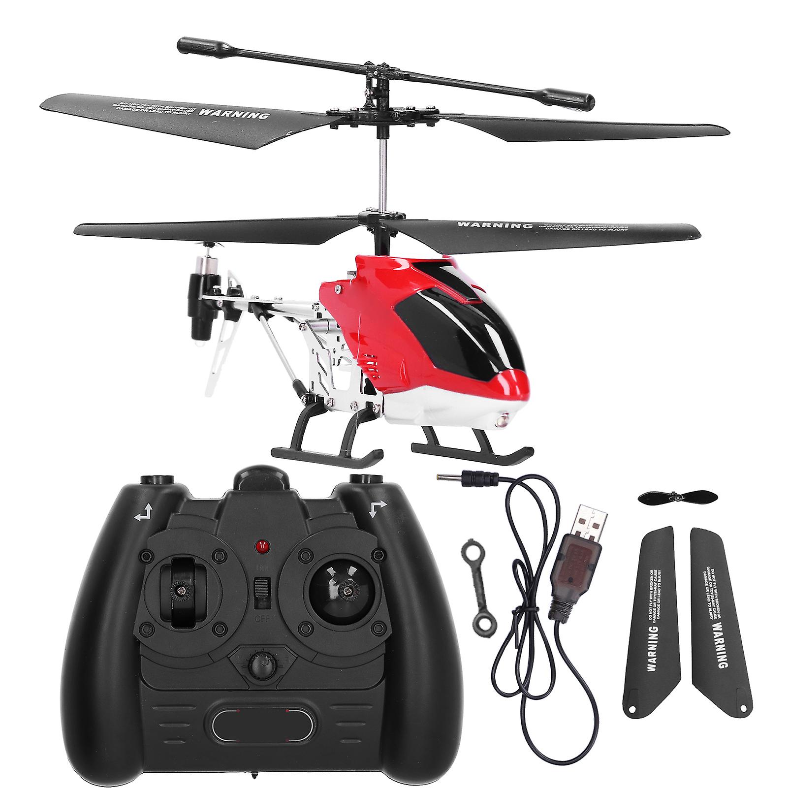 2.4g 3 Channel Remote Control Helicopter Altitude Hold Mini Aircraft Kids Flying Toyred