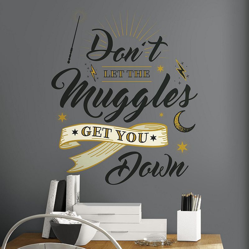 RoomMates Harry Potter Muggles Quote Wall Decal