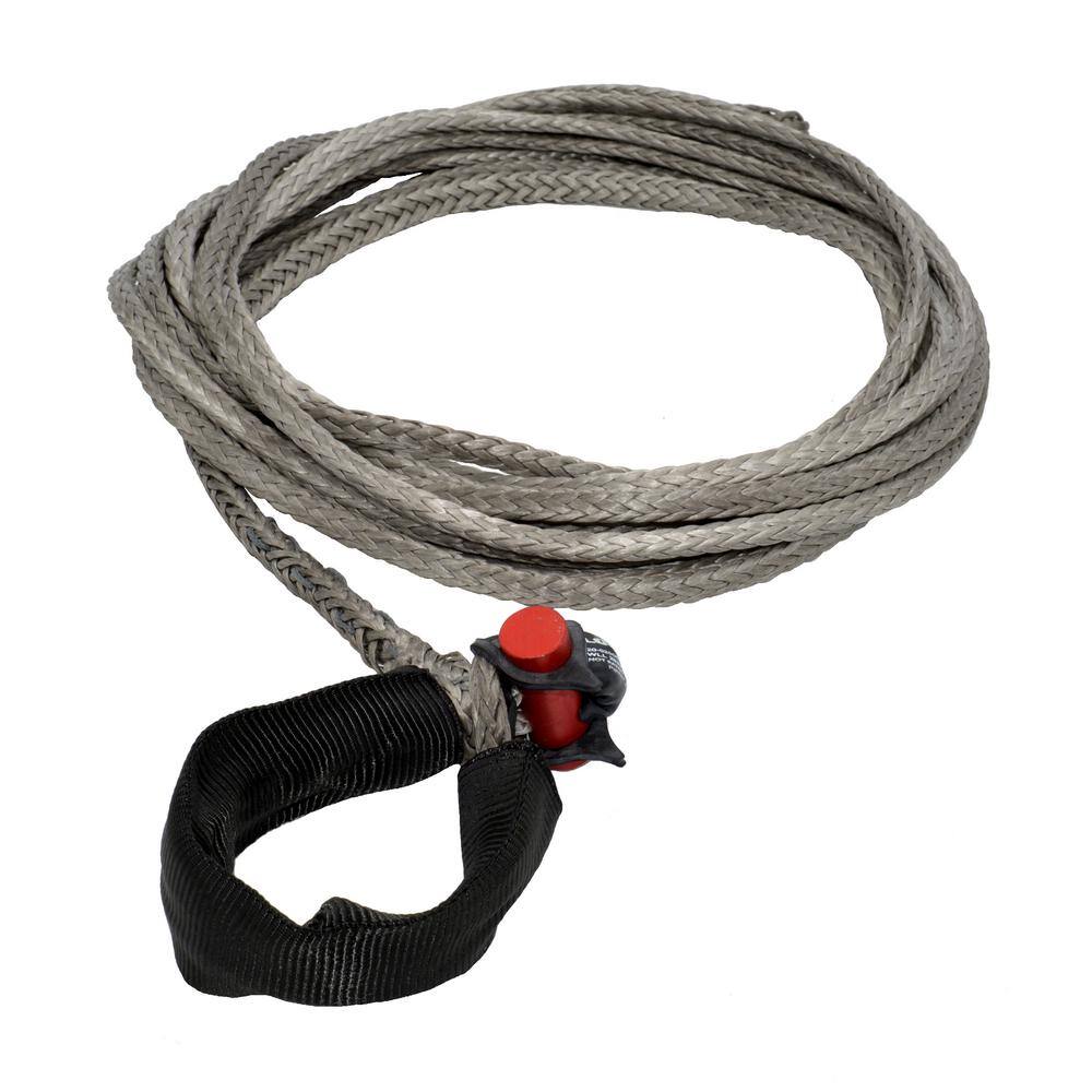 LockJaw 14 in. x 25 ft. Synthetic Winch Line Extension with Integrated Shackle 21-0250025