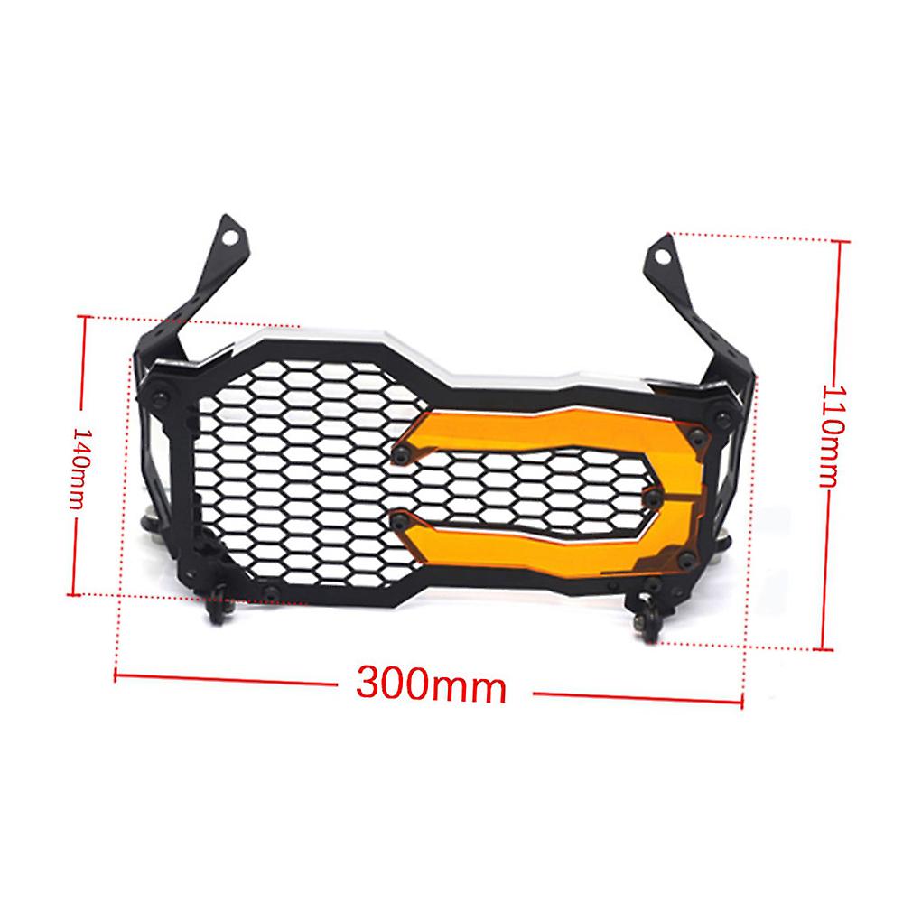 Motorcycle Headlight Headlamp Guard Protective Grill Cover With 1 Lamp Slice Replacement For Bmw R1200 R1250 Gs Adv