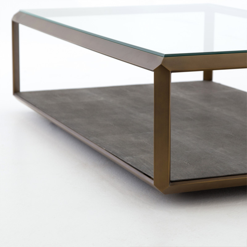 Sasha Shadow Box Coffee Table   Transitional   Coffee Tables   by Marco Polo Imports  Houzz