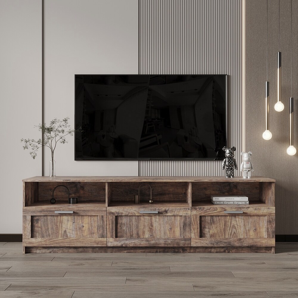 Modern minimalist TV cabinet 80 inch TV stand