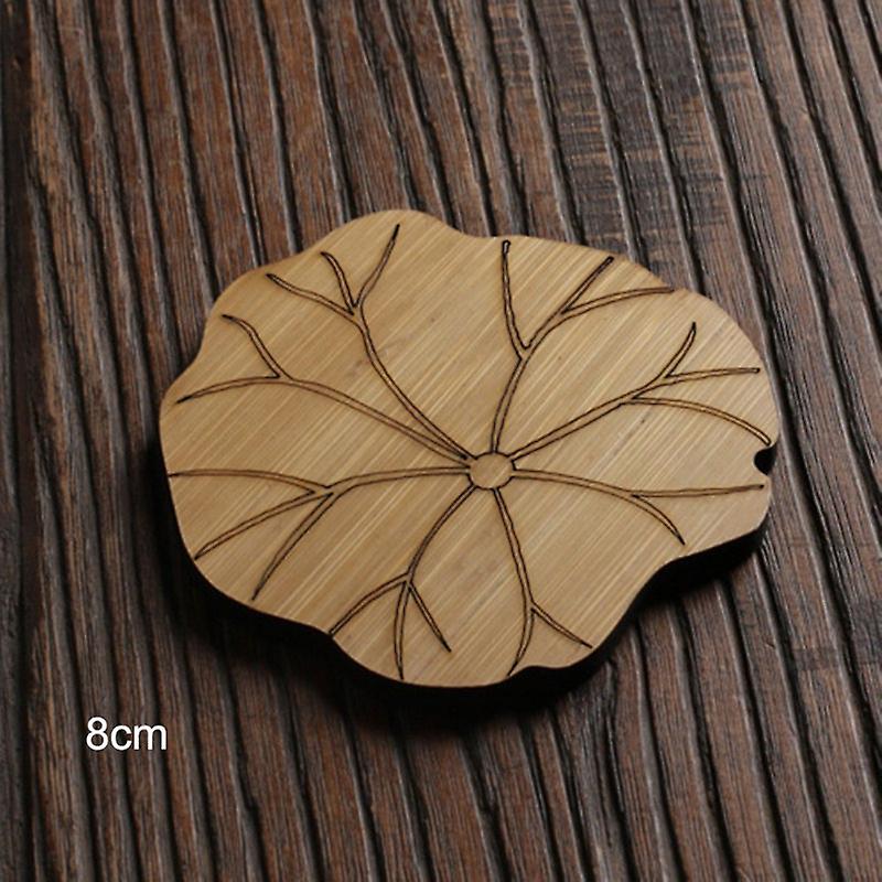 Wood Placemat Coaster Kitchen Table Bowl Mat Durable Hand Woven Insulation Coffee Cup Coaster Tea Ceremony Accessoriess