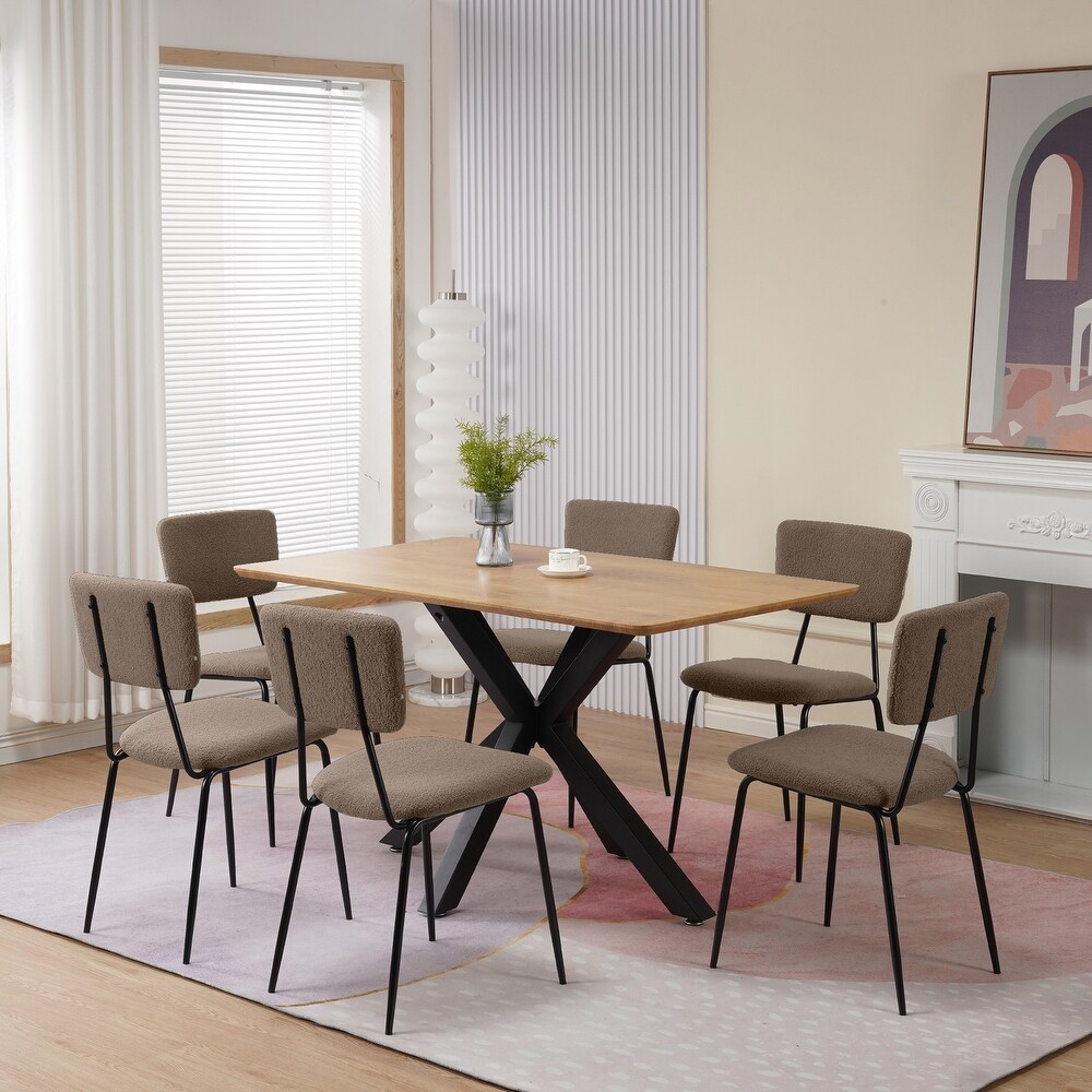 Modern Comfortable Dining Room Chairs Set of 6