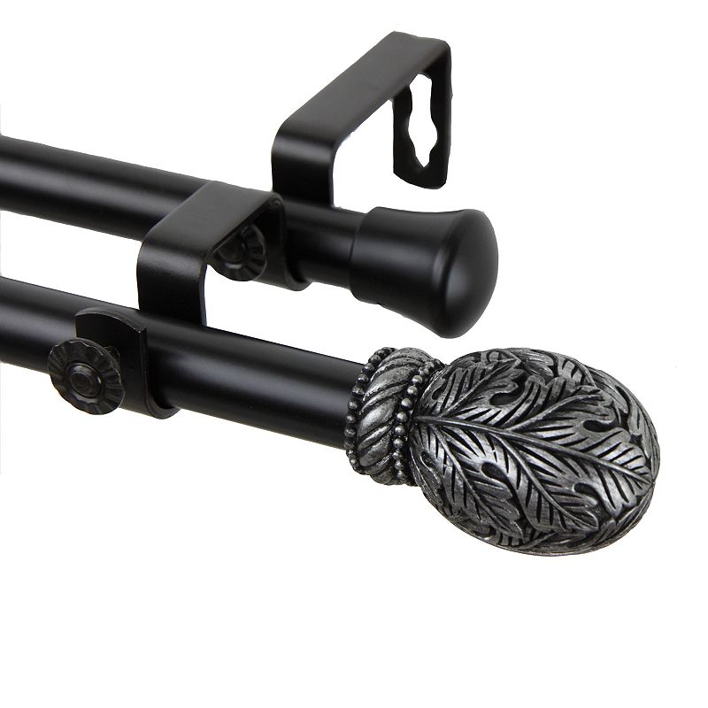 Rod Desyne Forest Adjustable Double Curtain Rod