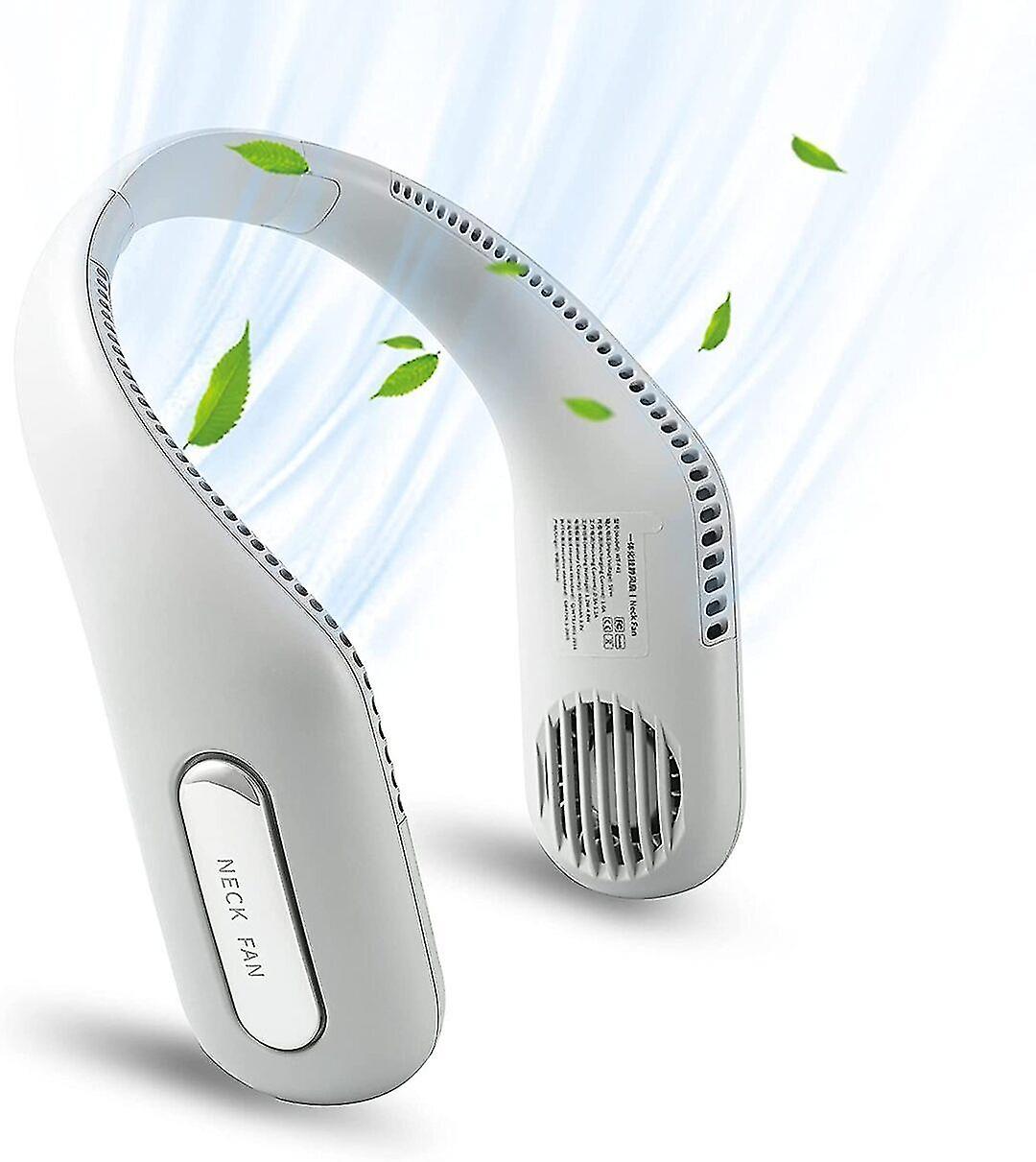 Bladeless Neck Fan - Leafless Neckband Fan Usb Rechargeable Battery Operated Hanging Personal Fan