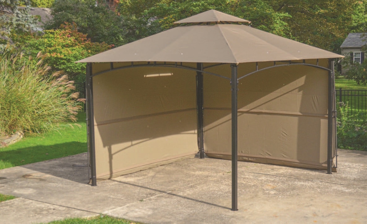 10' x 10' Gazebo with Extending Sides (Assorted Colors)