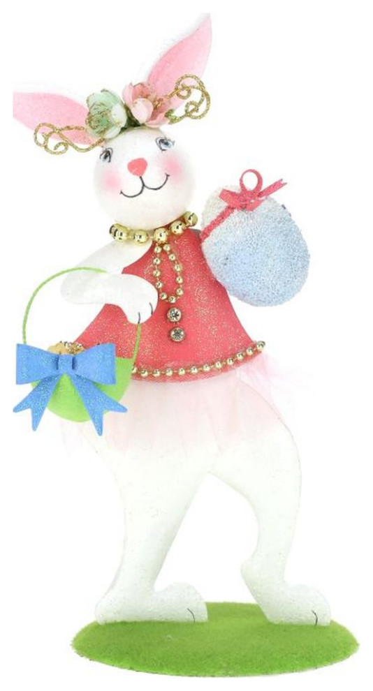 Mark Roberts 2023 Mr  ampMrs Bunny 10   11.5  x27 x27Assortment of 2   Contemporary   Holiday Accents And Figurines   by Silver  ampCrystal Gallery  Houzz