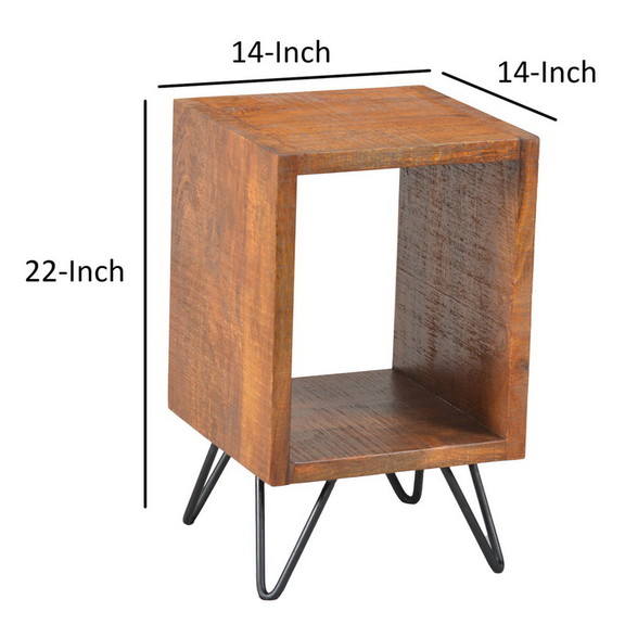 The Urban Port UPT 204787 22 Inch Textured Cube Sh...