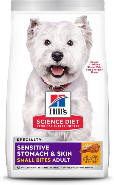 Hill's Science Diet Adult Sensitive Stomach and Skin Small Bites Chicken and Barley Recipe Dry Dog Food