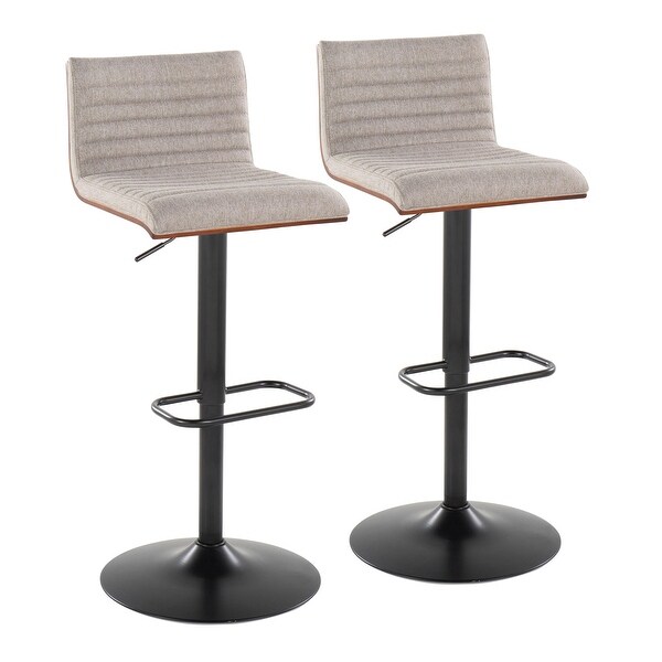 Carson Carrington Tyra Adjustable Bar Stool (Set of 2)