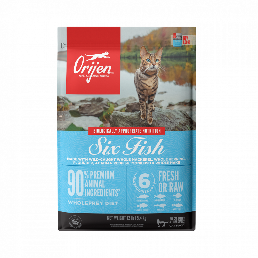 Grain Free Six Fish Dry Cat Food;