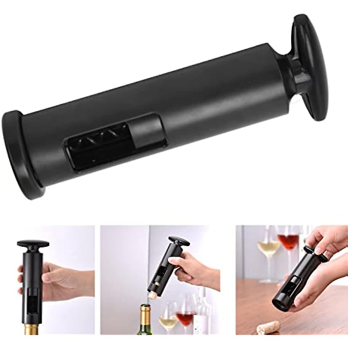 Wine Bottle Opener Corkscrew With Foil Cutter  Easy Operation Reusable Abs Manual Wine Cork Wing Corkscrew For Home  Kitchen  Party  Restaurant  Bar