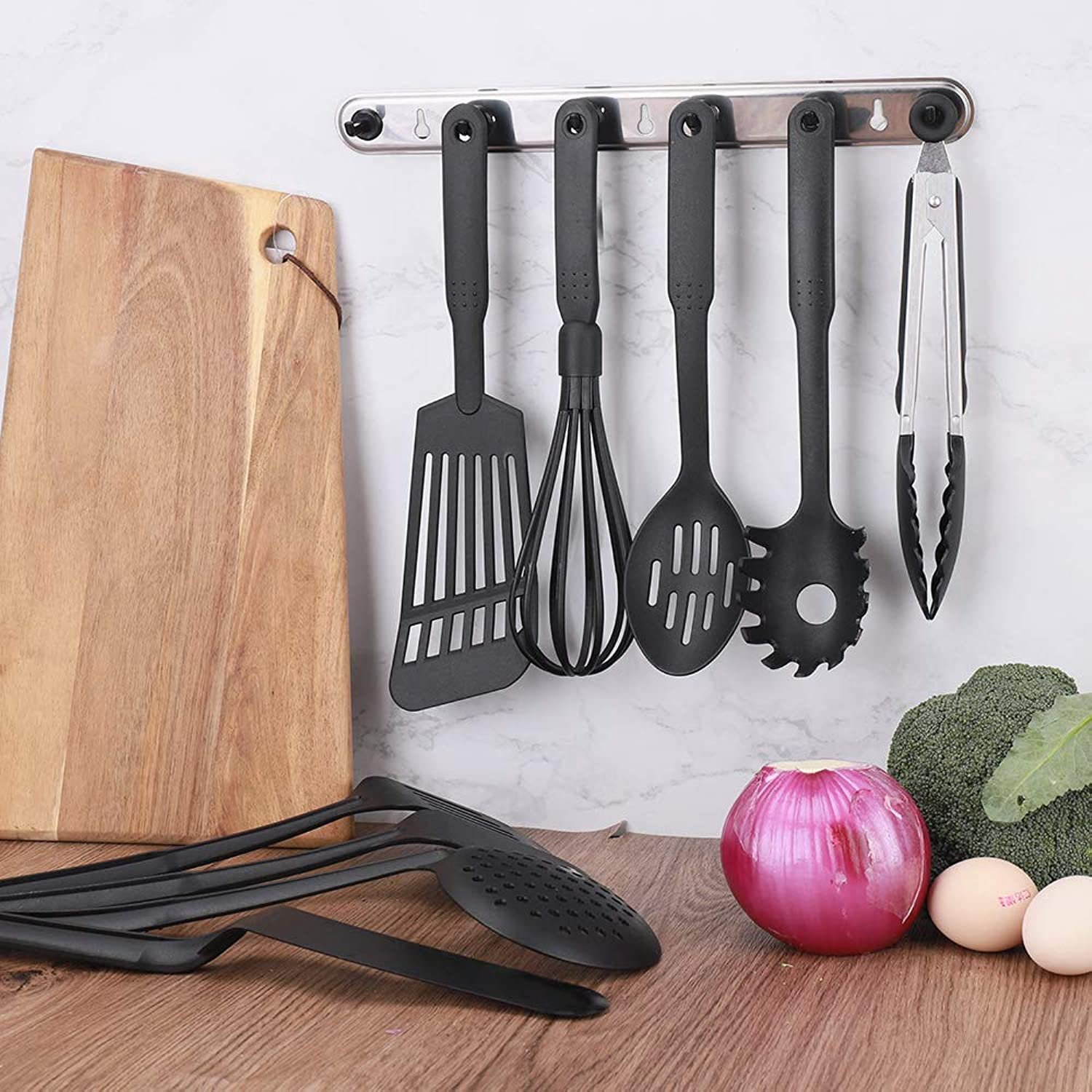 Kitchen Utensil Set Of 11 Pcs， Nylon Utensil Set， Non-Stick Cooking Utensils Set 410