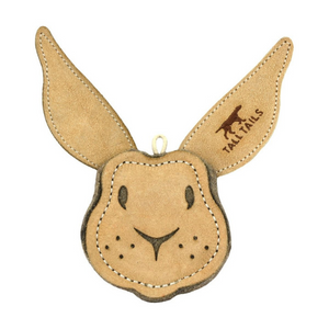 Tall Tails 4 Natural Leather Rabbit Dog Toy