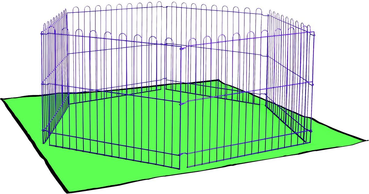 Kaytee Pet 'n Playpen Small Pet Pen， Medium