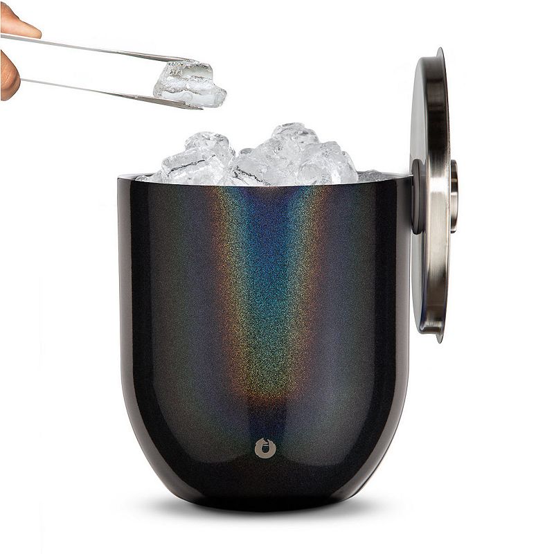 Premium Insulated Stainless Steel Ice Bucket With Lid And Tongs