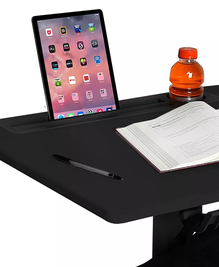 Seville Classics airLIFT XL Sit-Stand Adjustable Mobile Student Classroom Desk