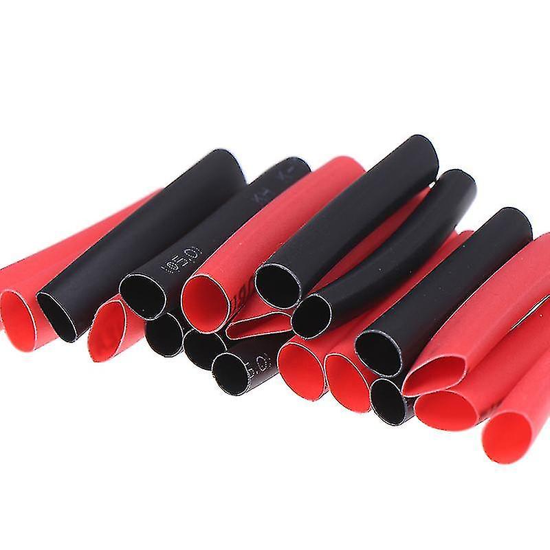 127pcs Weatherproof Heat Shrink Sleeving Tubing Tube Assortment Kit Black Glue Shytmv