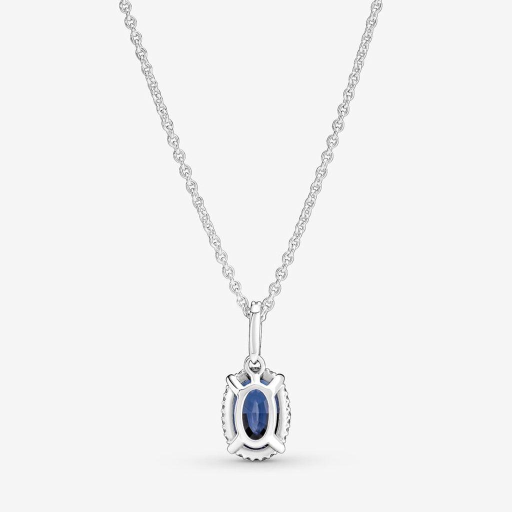 PANDORA  Sparkling Statement Halo Pendant Necklace - 17.7