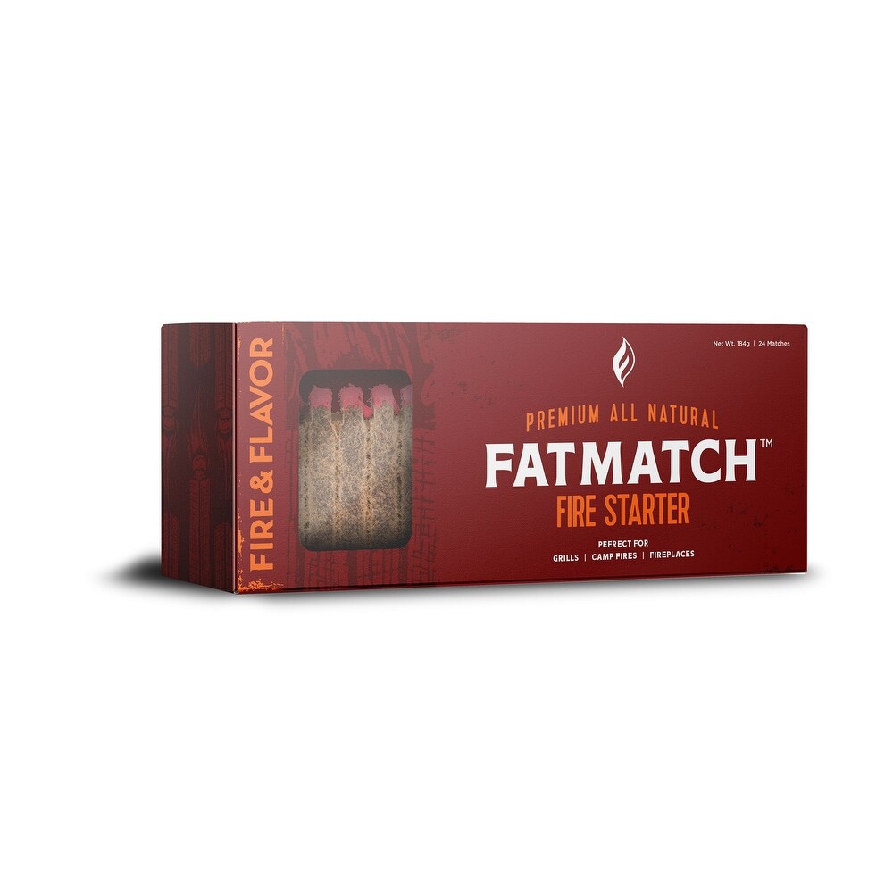 Fire   Flavor Premium  Natural FatMatch Fire Starter  24 Matches