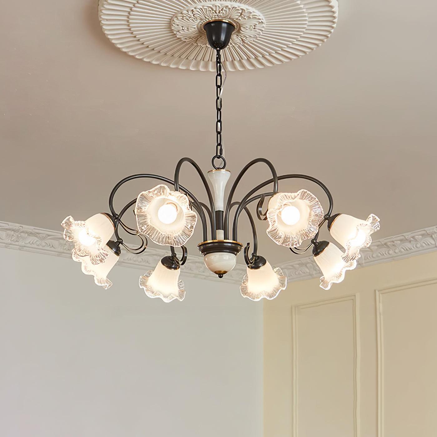 Luce Black Chandelier