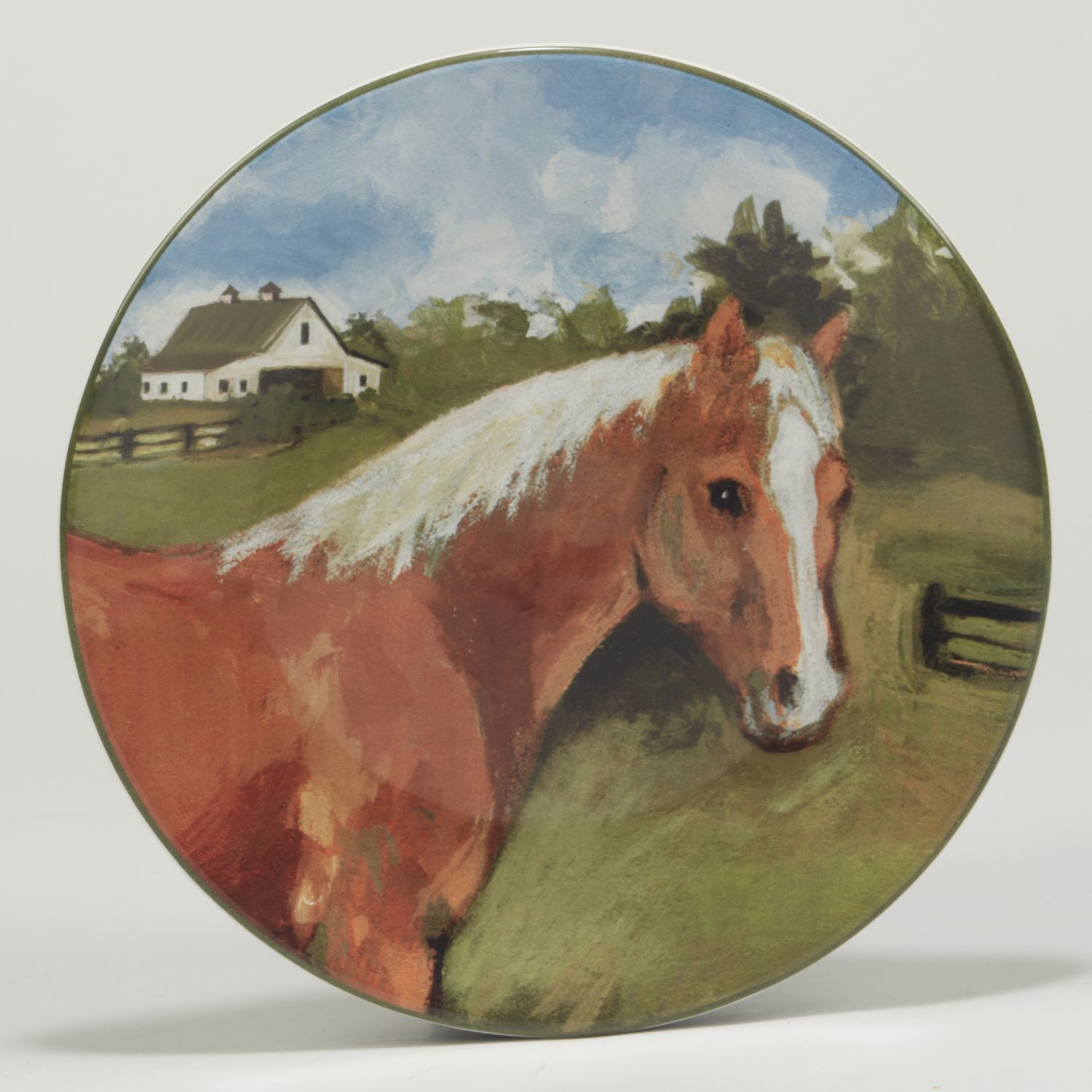 Certified International York Stables 4-pc. Salad Plate Set