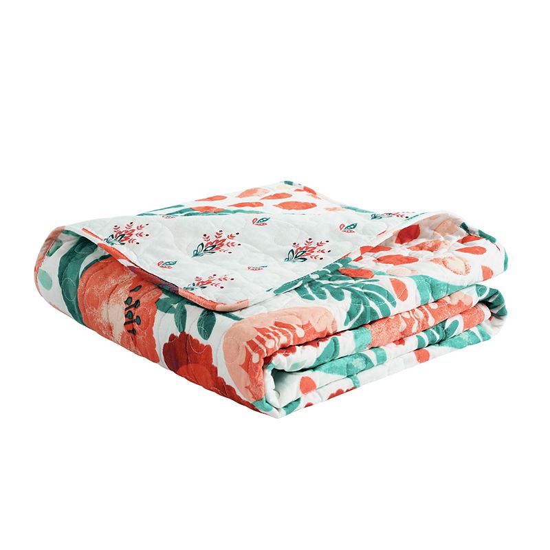 Lush Decor Poppy Garden Throw