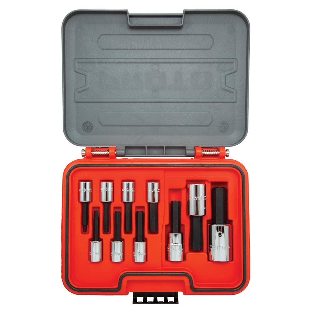 Proto Socket Set 3/8 and 1/2 DR 10pc MM HEX