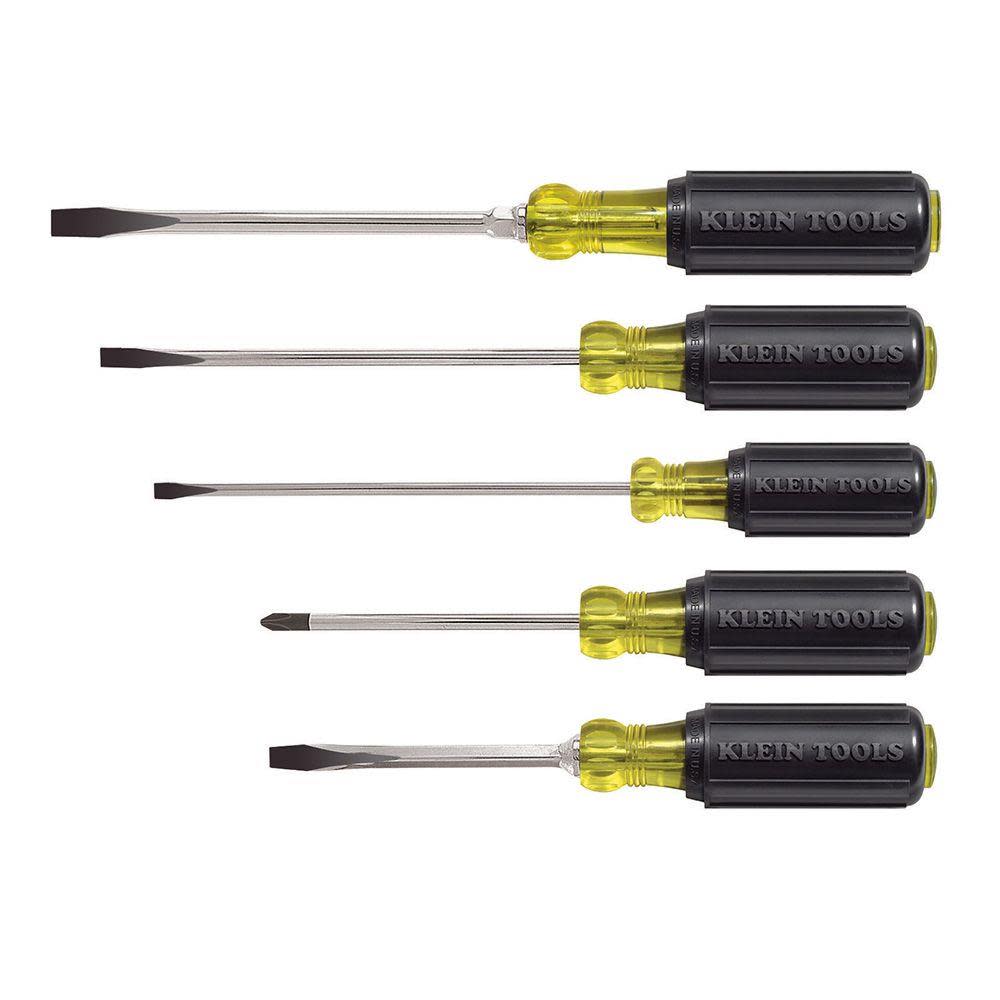 Klein Tools Cushion-Grip Screwdriver Set 5 Pc 85075 from Klein Tools