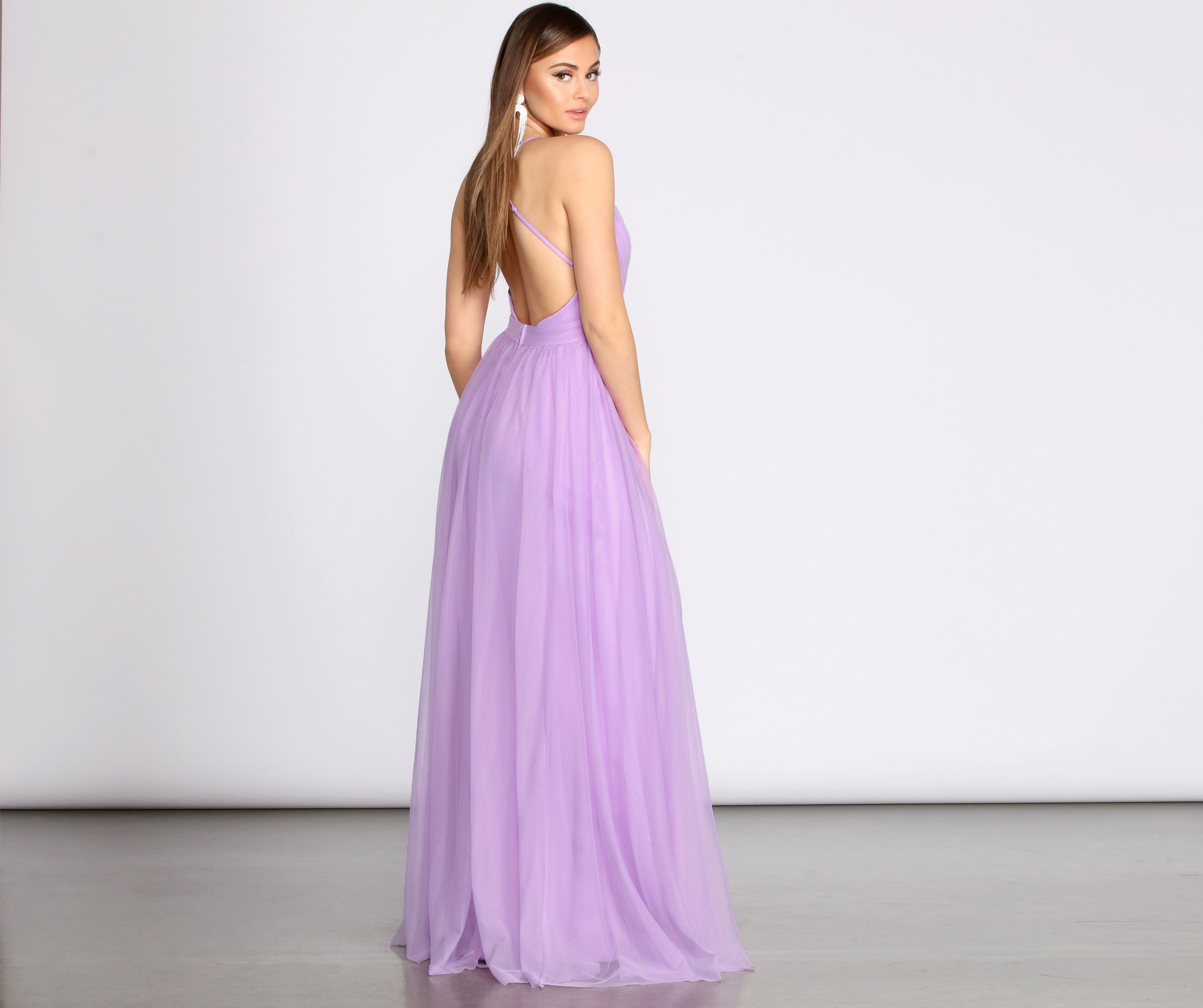 Jodi Tulle A-Line Dress